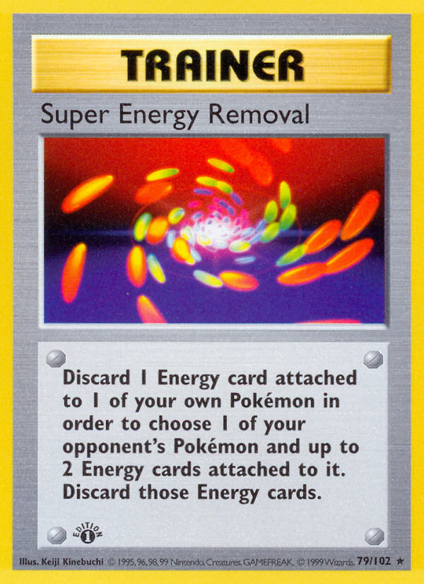 Super Energy Removal (79/102) (Shadowless) [Base Set 1st Edition] | Odin's Place