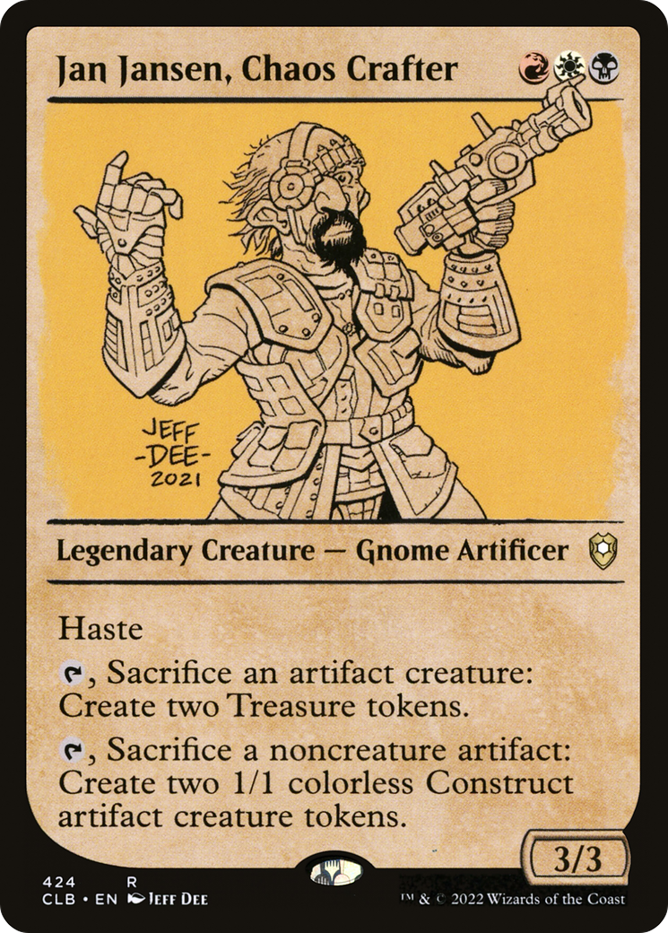 Jan Jansen, Chaos Crafter (Showcase) [Commander Legends: Battle for Baldur's Gate] | Odin's Place