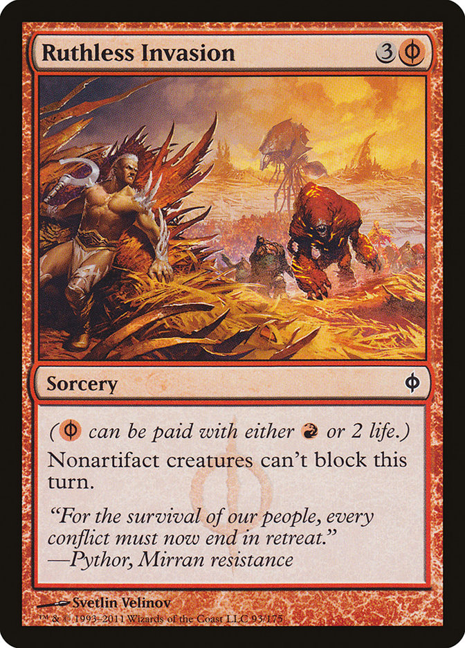 Ruthless Invasion (93) [New Phyrexia] | Odin's Place