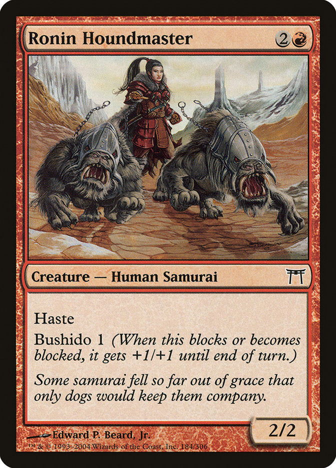 Ronin Houndmaster (184) [Champions of Kamigawa] | Odin's Place