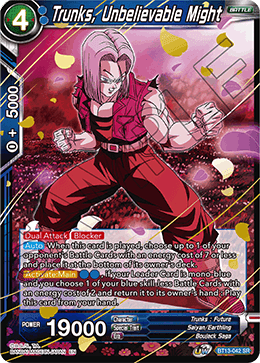 Trunks, Unbelievable Might (BT13-042) [Supreme Rivalry] | Odin's Place