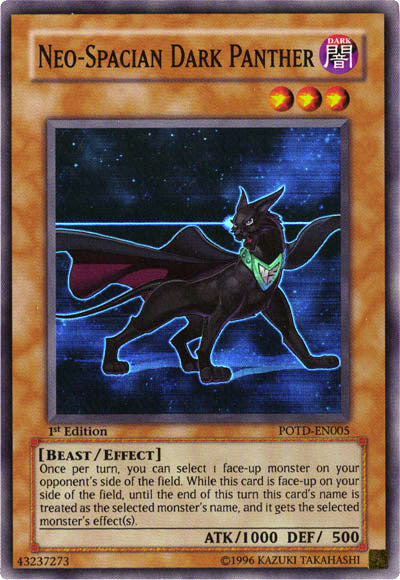 Neo-Spacian Dark Panther [POTD-EN005] Super Rare | Odin's Place