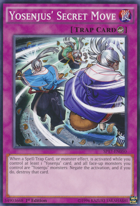 Yosenjus' Secret Move [SP17-EN050] Starfoil Rare | Odin's Place
