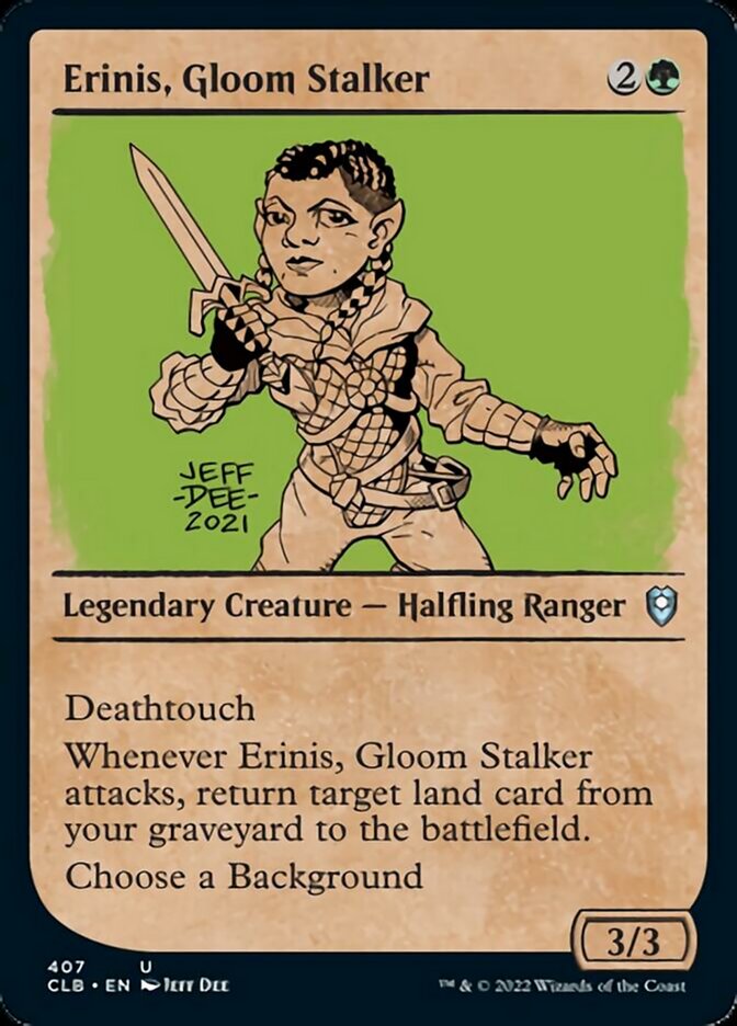 Erinis, Gloom Stalker (Showcase) [Commander Legends: Battle for Baldur's Gate] | Odin's Place