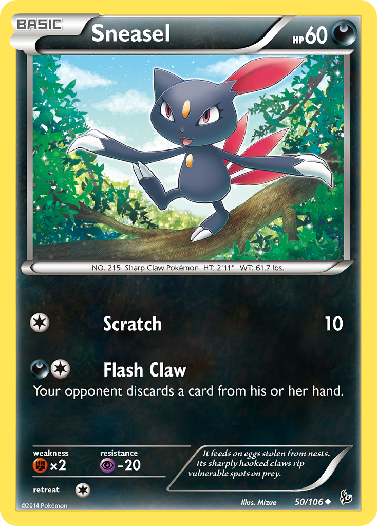 Sneasel (50/106) [XY: Flashfire] | Odin's Place