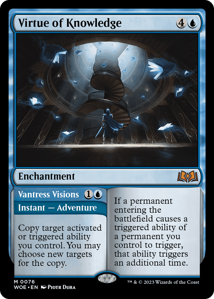 Virtue of Knowledge // Vantress Visions [Wilds of Eldraine] | Odin's Place