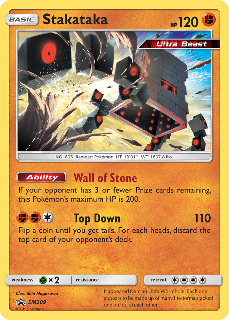 Stakataka (SM209) [Sun & Moon: Black Star Promos] | Odin's Place