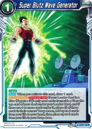 Super Blutz Wave Generator (BT11-057) [Vermilion Bloodline] | Odin's Place