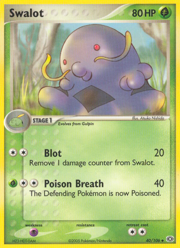 Swalot (40/106) [EX: Emerald] | Odin's Place