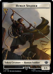 Food (09) // Human Soldier (02) Double-Sided Token [The Lord of the Rings: Tales of Middle-Earth Tokens] | Odin's Place