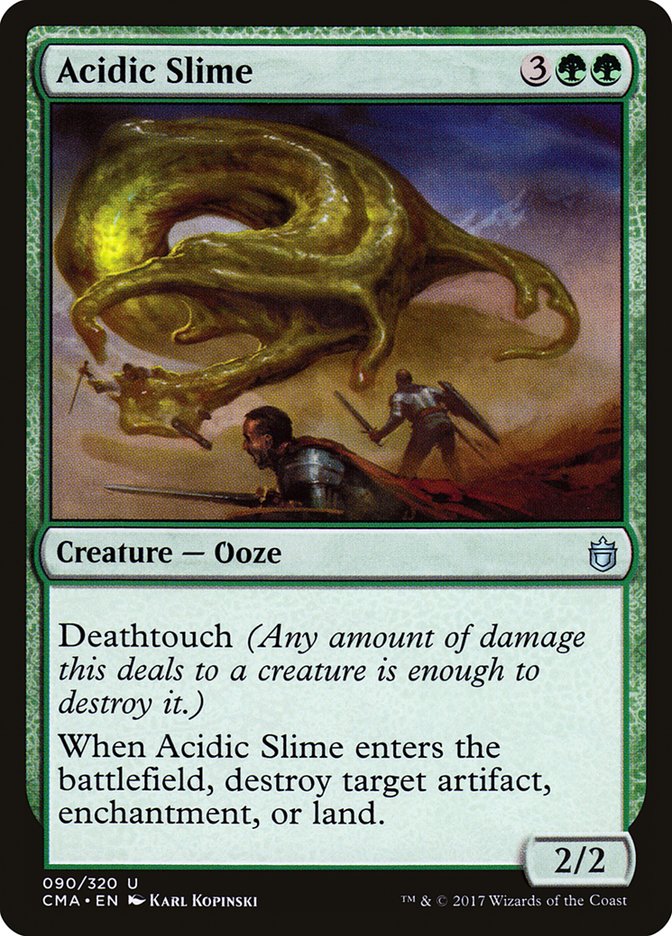 Acidic Slime (90) [Commander Anthology] | Odin's Place