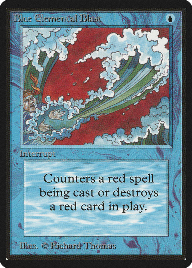 Blue Elemental Blast (50) [Beta Edition] | Odin's Place