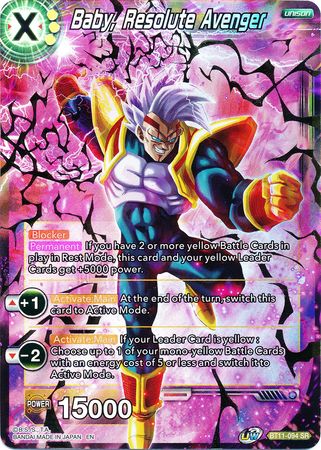 Baby, Resolute Avenger (BT11-094) [Vermilion Bloodline 2nd Edition] | Odin's Place