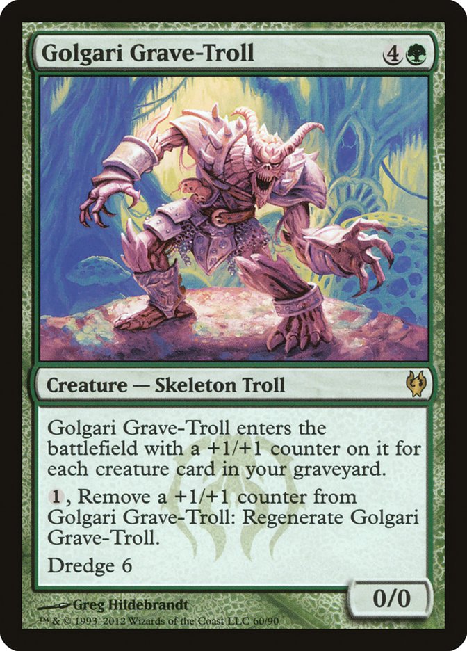 Golgari Grave-Troll (60) [Duel Decks: Izzet vs. Golgari] | Odin's Place