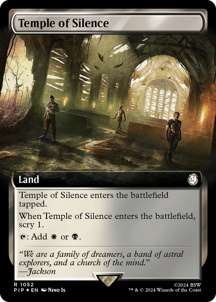 Temple of Silence (Extended Art) (Surge Foil) [Fallout] | Odin's Place