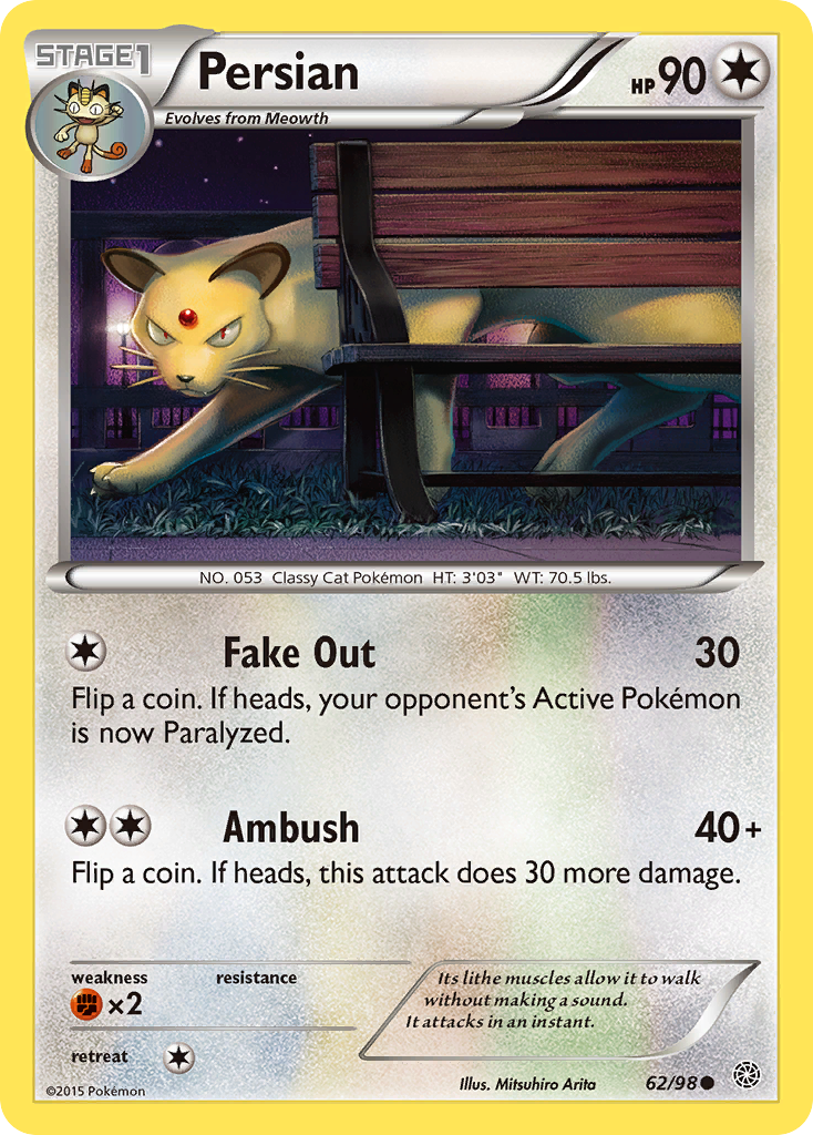 Persian (62/98) [XY: Ancient Origins] | Odin's Place