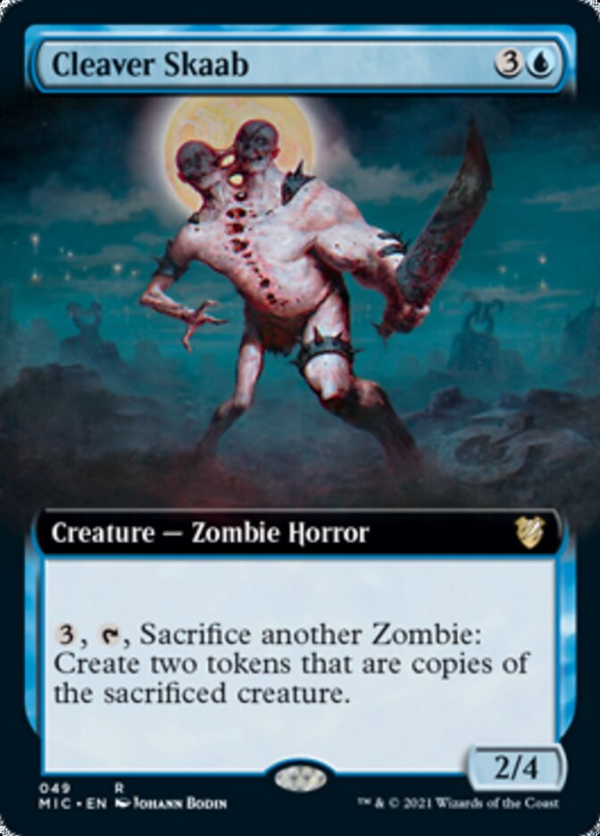Cleaver Skaab (Extended Art) [Innistrad: Midnight Hunt Commander] | Odin's Place