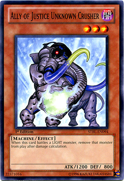 Ally of Justice Unknown Crusher [STBL-EN094] Common | Odin's Place