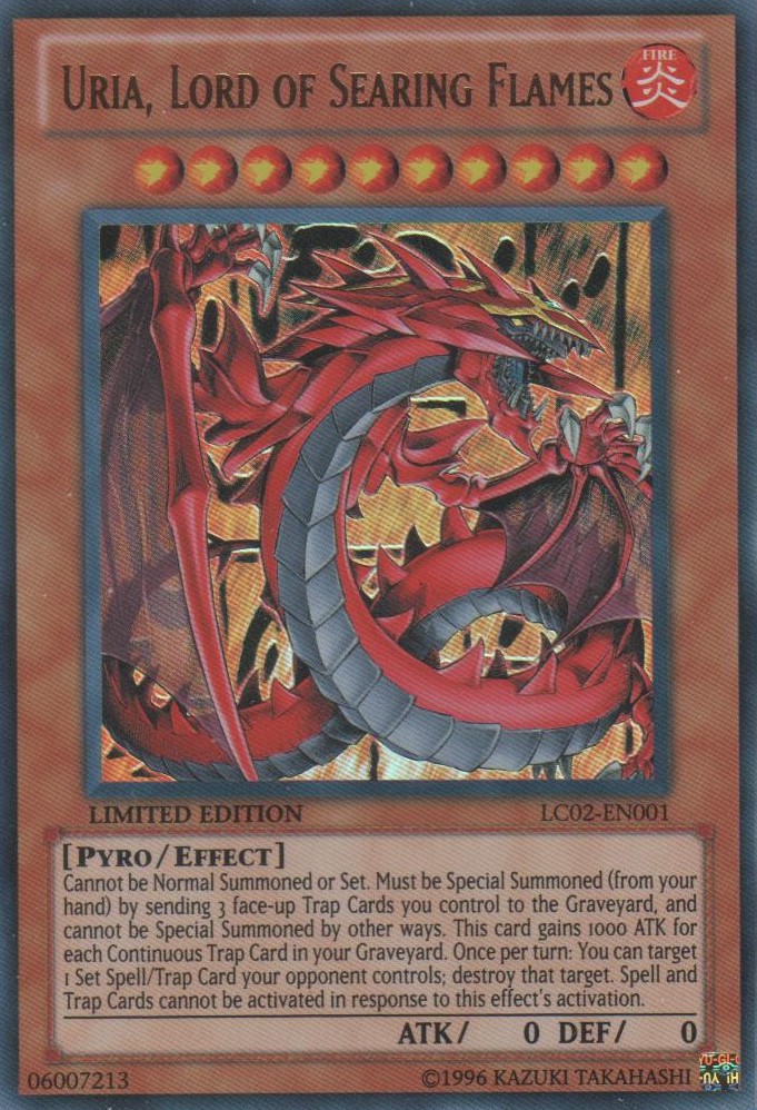 Uria, Lord of Searing Flames [LC02-EN001] Ultra Rare | Odin's Place