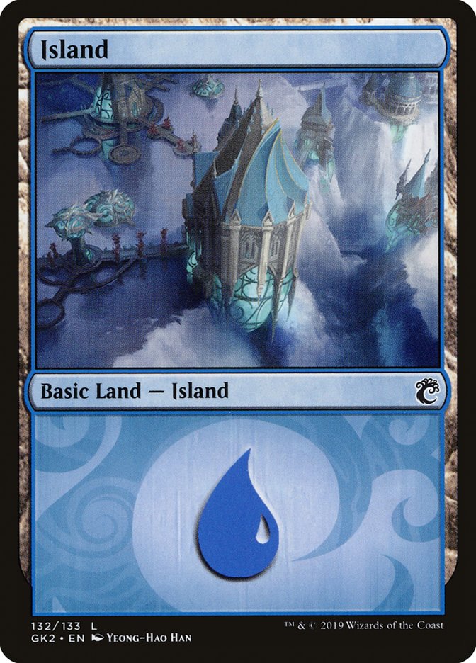 Island (132) [Ravnica Allegiance Guild Kit] | Odin's Place