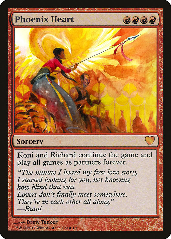 Phoenix Heart [Celebration Cards] | Odin's Place