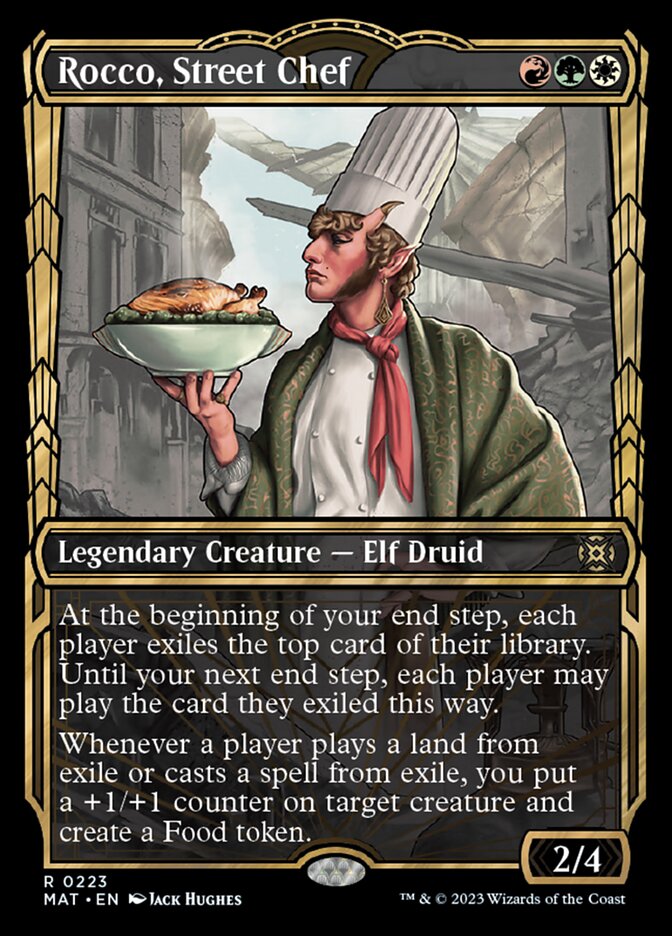 Rocco, Street Chef (Showcase Halo Foil) [March of the Machine: The Aftermath] | Odin's Place