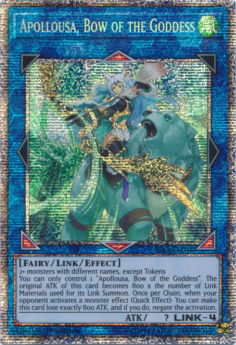 Apollousa, Bow of the Goddess [RIRA-EN048] Starlight Rare | Odin's Place