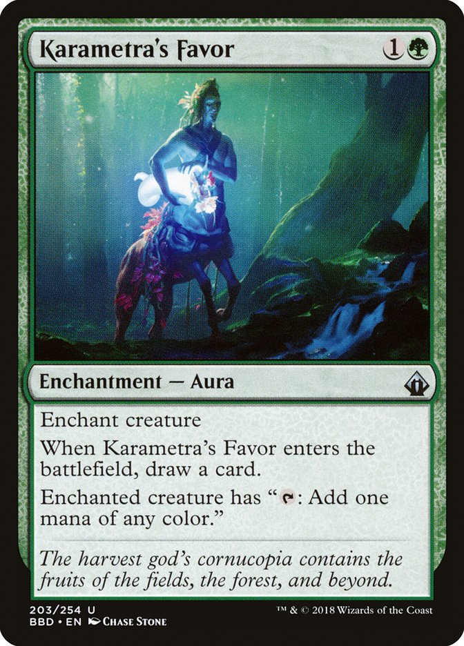 Karametra's Favor (203) [Battlebond] | Odin's Place