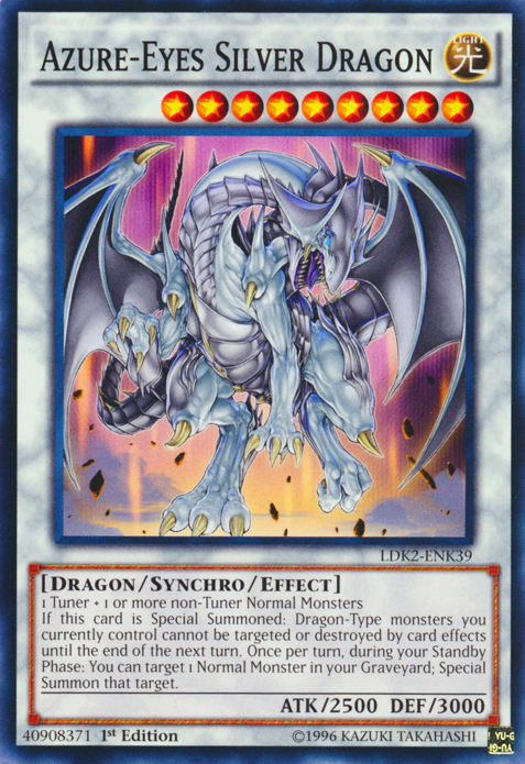 Azure-Eyes Silver Dragon [LDK2-ENK39] Common | Odin's Place