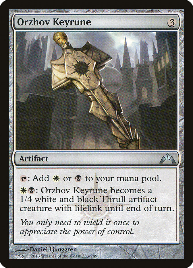 Orzhov Keyrune (233) [Gatecrash] | Odin's Place