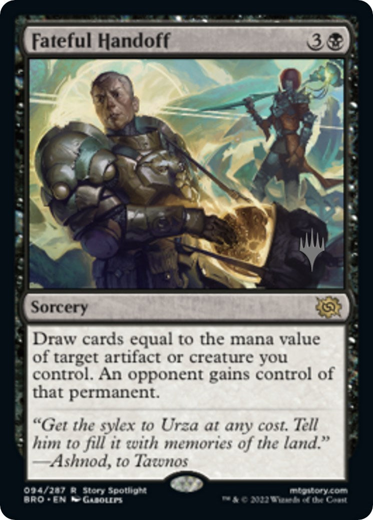 Fateful Handoff (Promo Pack) [The Brothers' War Promos] | Odin's Place
