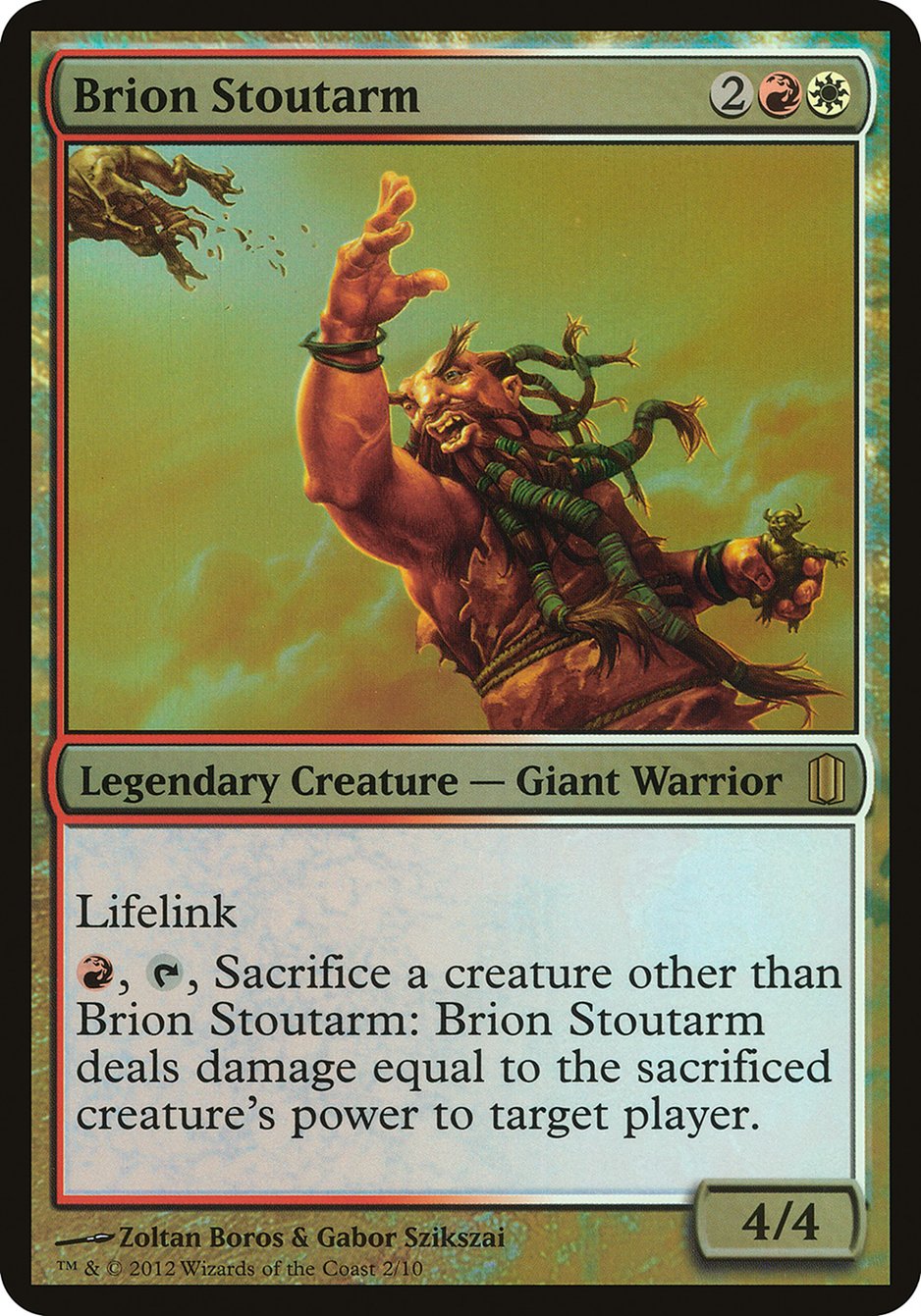 Brion Stoutarm (2) (Oversized) [Commander's Arsenal Oversized] | Odin's Place