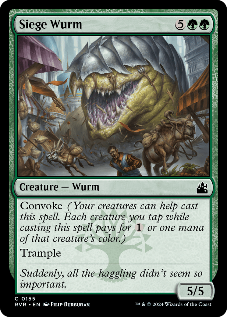 Siege Wurm [Ravnica Remastered] | Odin's Place