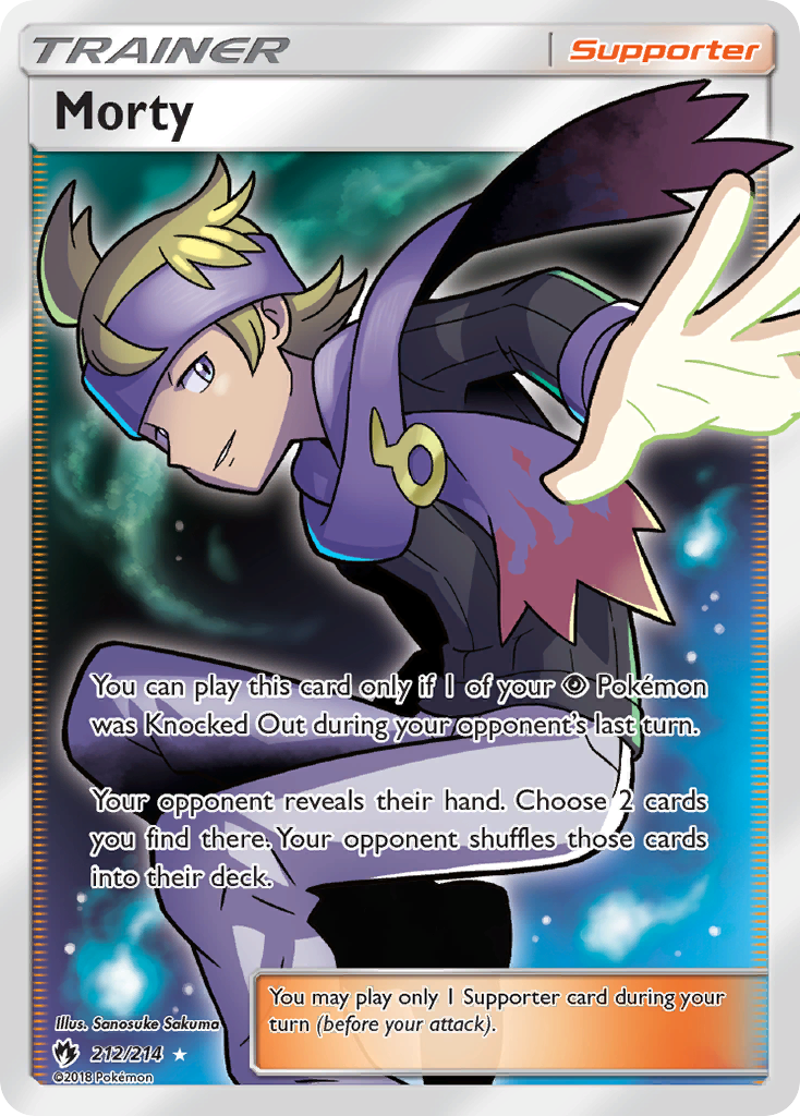Morty (212/214) [Sun & Moon: Lost Thunder] | Odin's Place