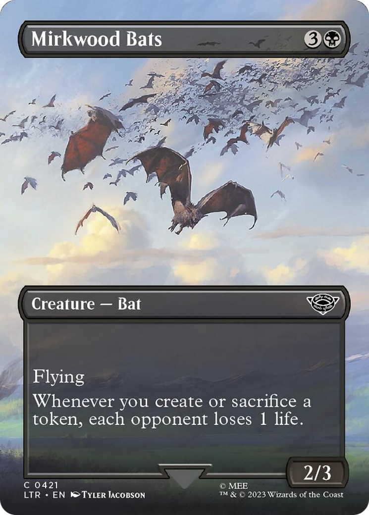 Mirkwood Bats (Borderless Alternate Art) [The Lord of the Rings: Tales of Middle-Earth] | Odin's Place