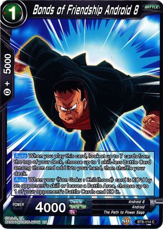 Bonds of Friendship Android 8 (BT6-114) [Destroyer Kings] | Odin's Place