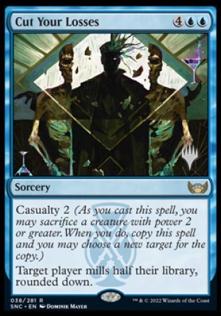 Cut Your Losses (Promo Pack) [Streets of New Capenna Promos] | Odin's Place
