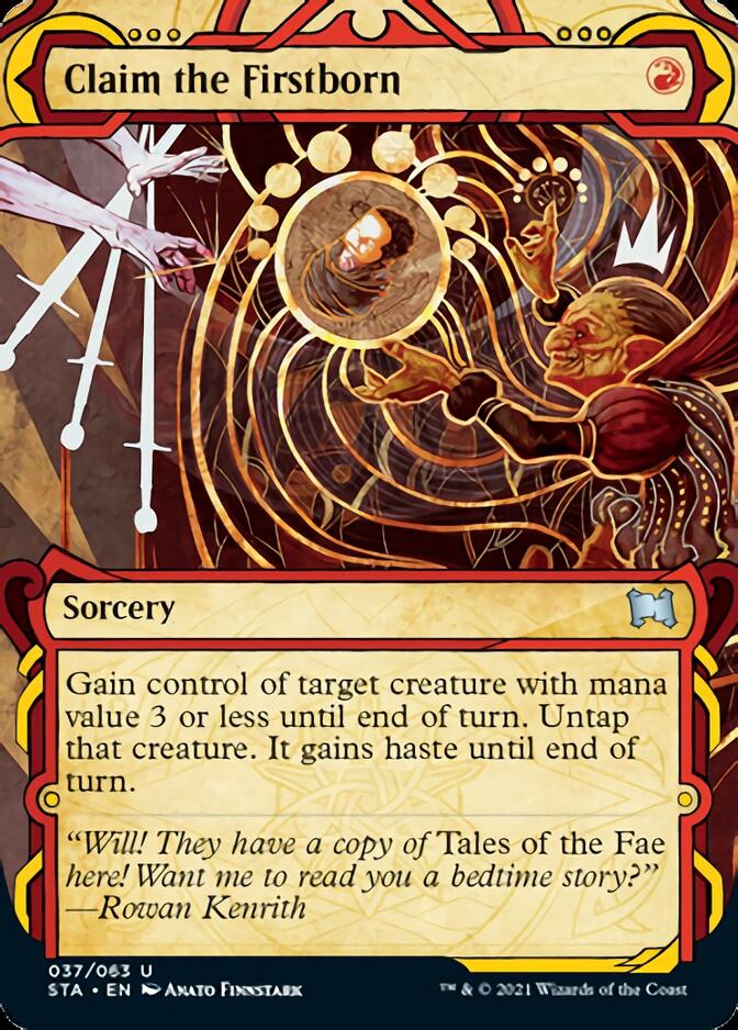 Claim the Firstborn (Foil Etched) [Strixhaven: School of Mages Mystical Archive] | Odin's Place
