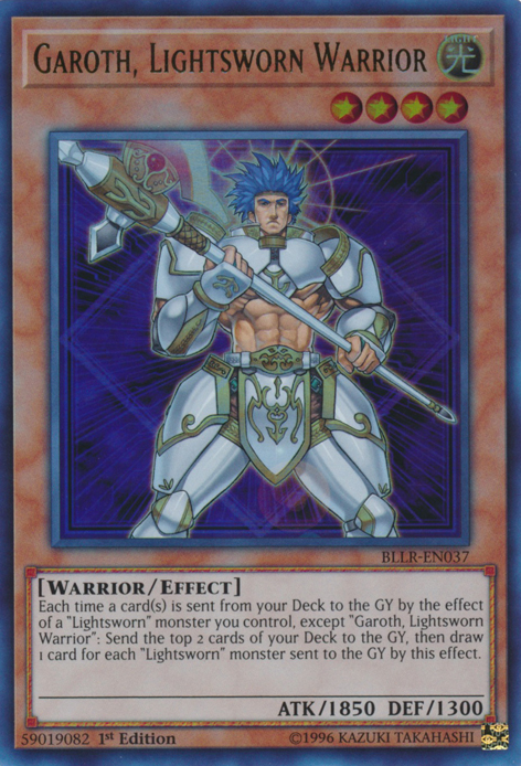 Garoth, Lightsworn Warrior [BLLR-EN037] Ultra Rare | Odin's Place