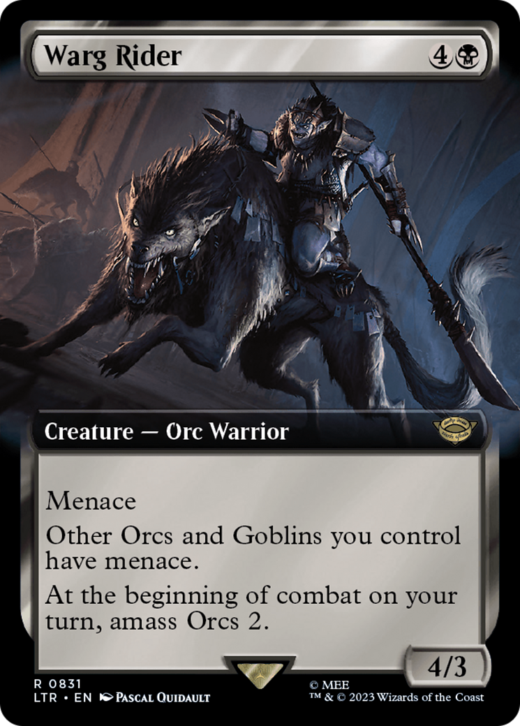 Warg Rider (Extended Art) [The Lord of the Rings: Tales of Middle-Earth] | Odin's Place