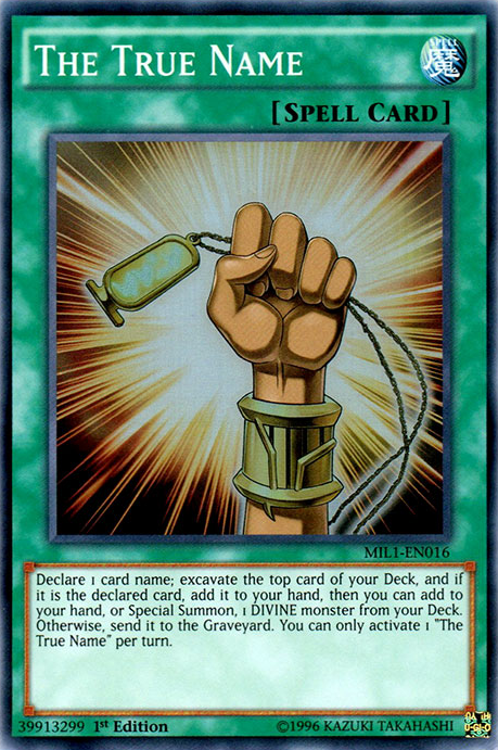 The True Name [MIL1-EN016] Super Rare | Odin's Place