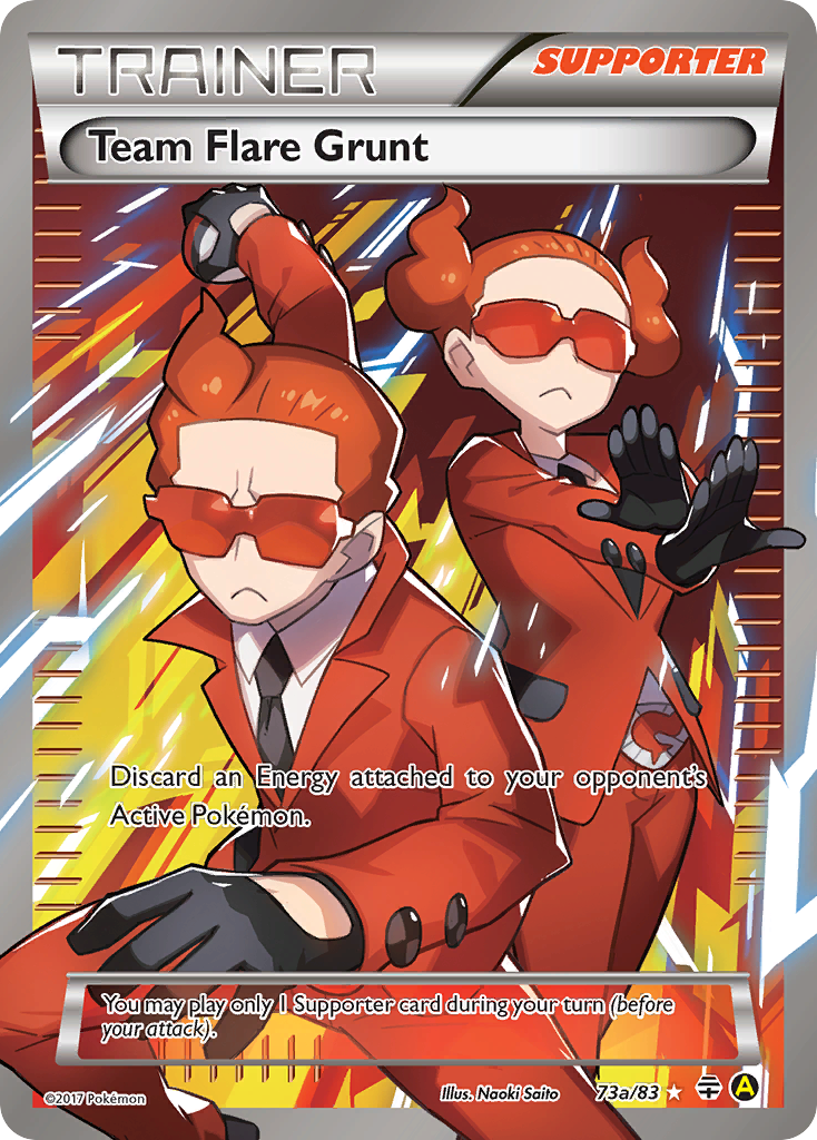 Team Flare Grunt (73a/83) [Alternate Art Promos] | Odin's Place