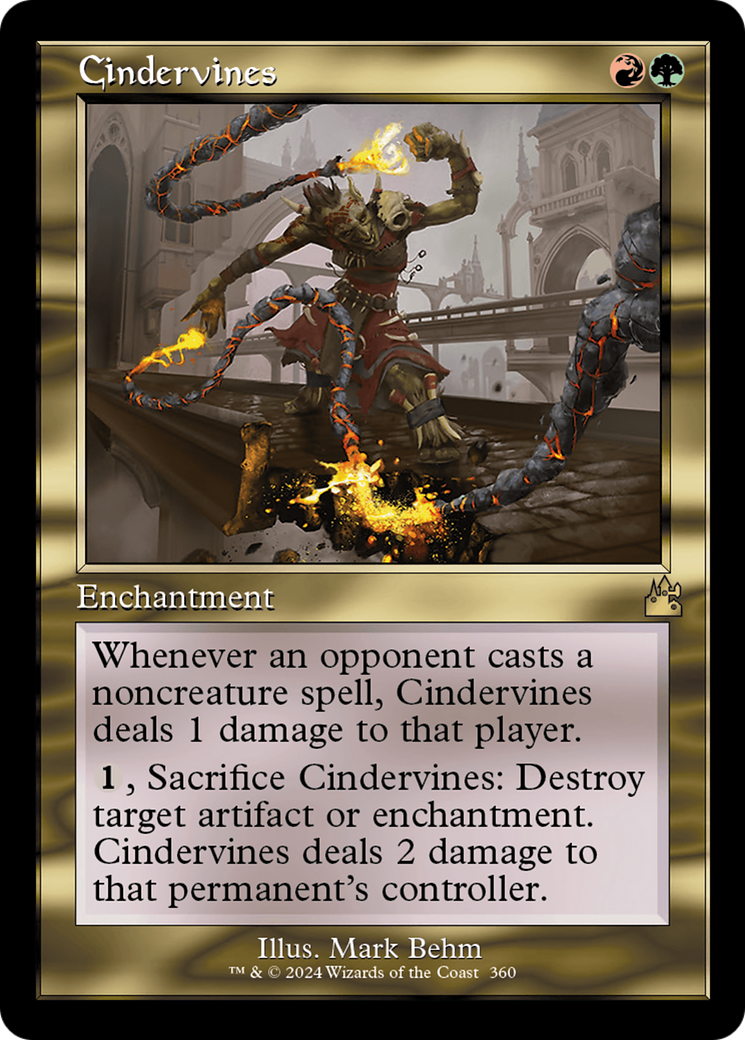 Cindervines (Retro Frame) [Ravnica Remastered] | Odin's Place