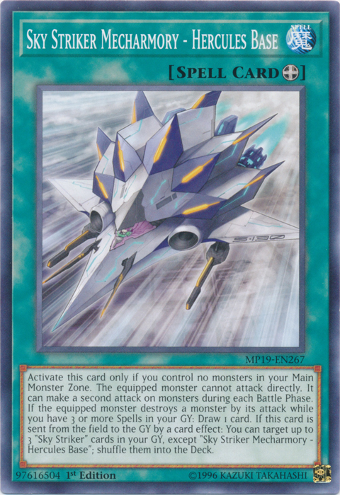 Sky Striker Mecharmory - Hercules Base [MP19-EN267] Common | Odin's Place