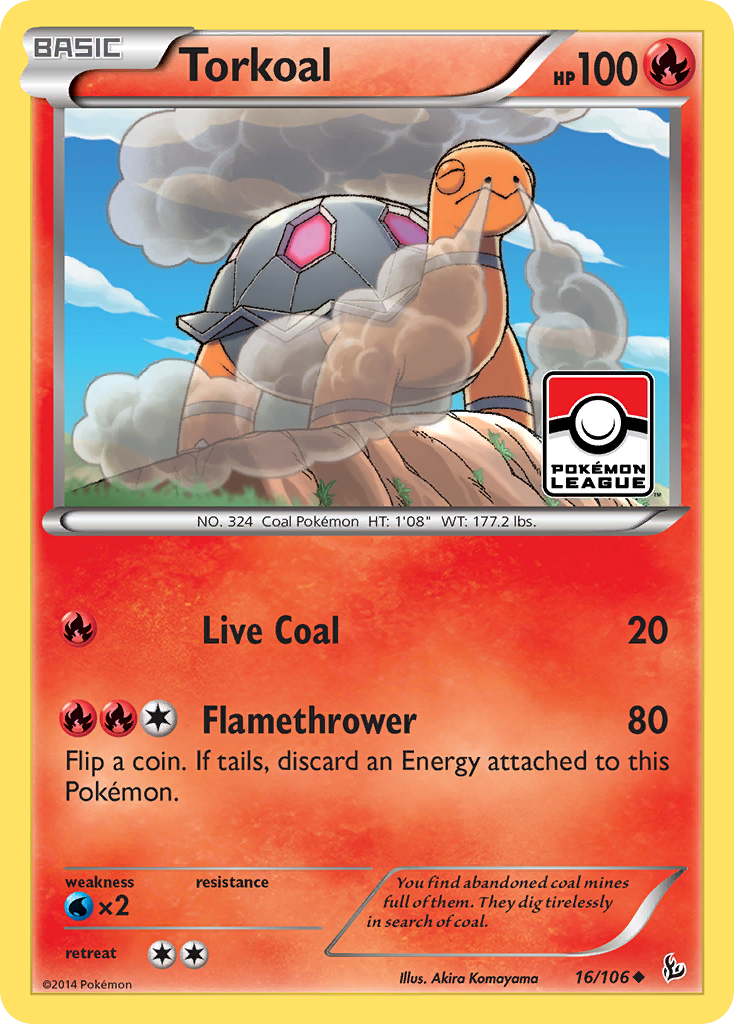 Torkoal (16/106) [XY: Flashfire] | Odin's Place