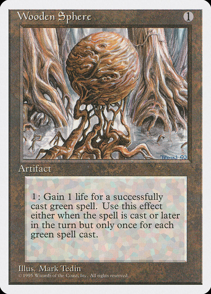 Wooden Sphere (359) [Fourth Edition] | Odin's Place