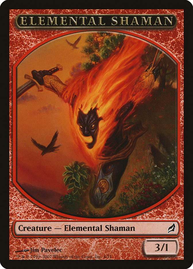 Elemental Shaman Token (6) [Lorwyn Tokens] | Odin's Place