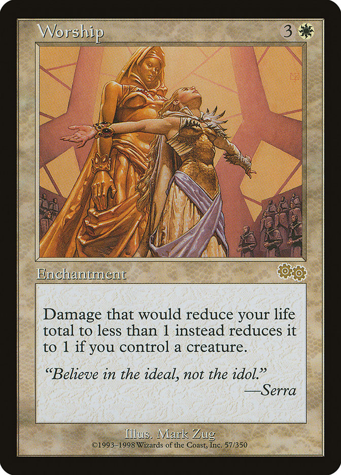 Worship (57) [Urza's Saga] | Odin's Place