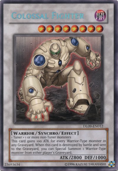 Colossal Fighter (Blue) [DL09-EN012] Rare | Odin's Place