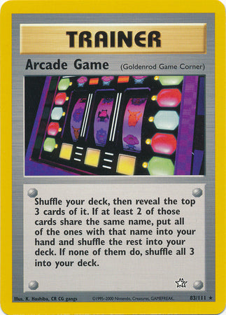 Arcade Game (83/111) [Neo Genesis Unlimited] | Odin's Place